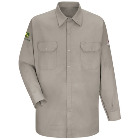 WORKWEAR OUTFITTERS Welding Work Shirt - Excel Fr? - 7 Oz. & Tuffweld? - 8.5 Oz., Large SWW2SY-RG-L